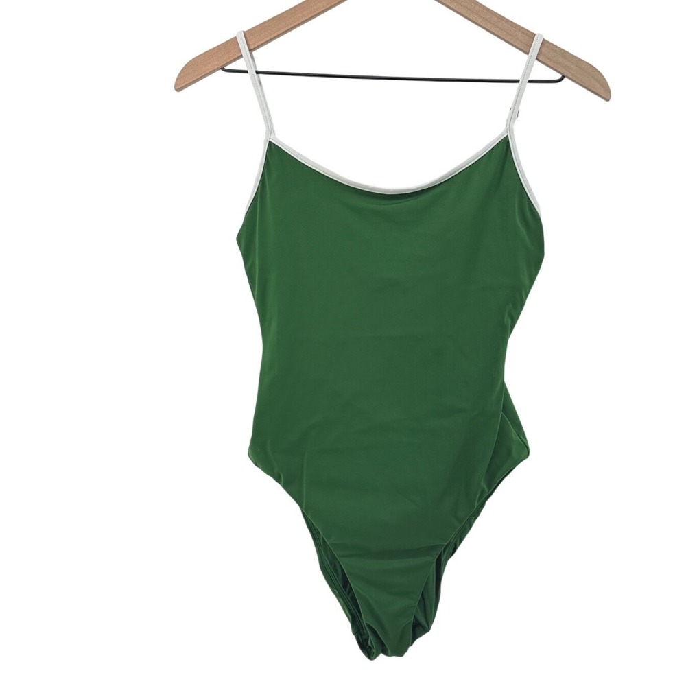 Andie Swimsuit Summer Camp Mindy x Andie Small The Bells One Piece Green Padded